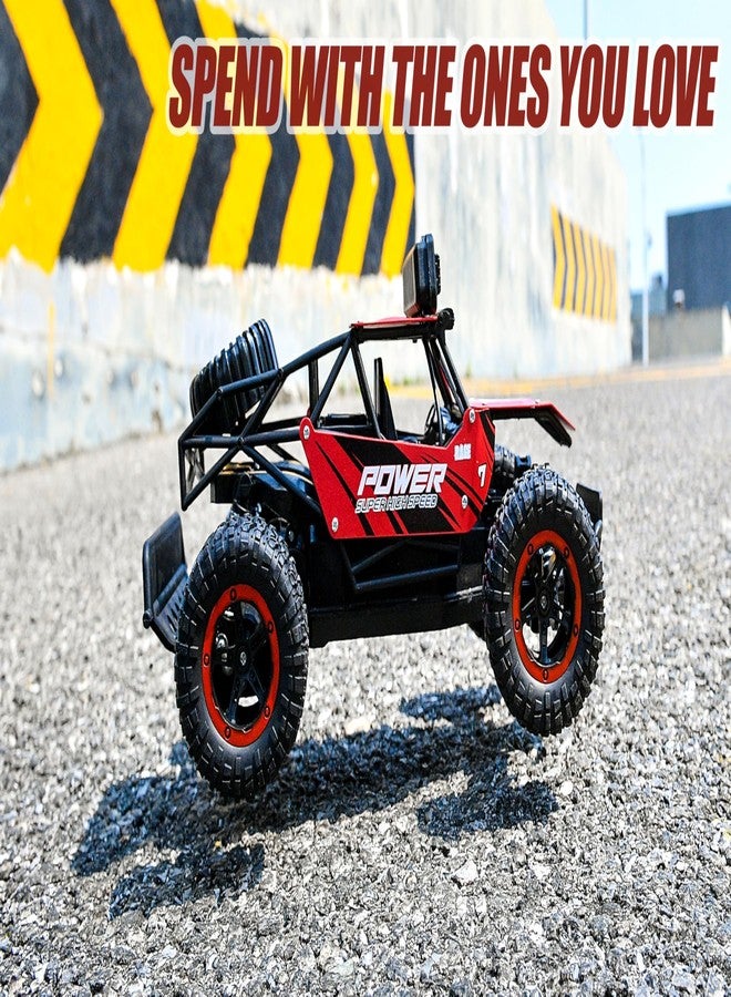BEZGAR XIXOV Remote Control Car, 1:14 Aluminium Alloy Off Road Large Size Kids High Speed Fast Racing Monster Vehicle Hobby Truck Electric Hobby Toy with Two Rechargeable Batteries for Boys Teens Adults - Image 4